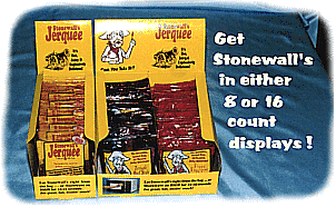 Stonewall's Jerquee OR Cajun Jerky - 1.5 oz. bags